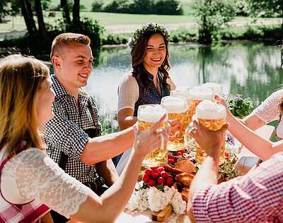 Biergarten an der Altmühl