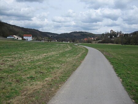 Altmühltal-Radweg bei Pappenheim