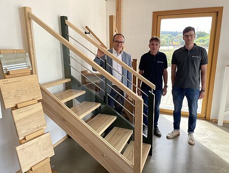 Unternehmensbesuch - Treppenbau Niederlöhner